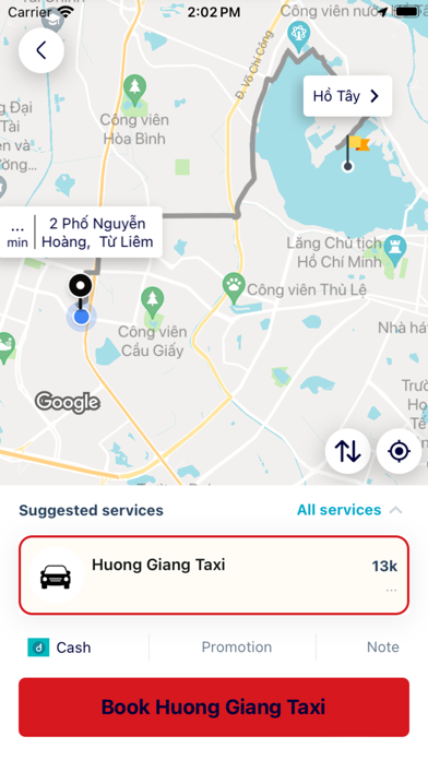 Hương Giang Taxi Screenshot
