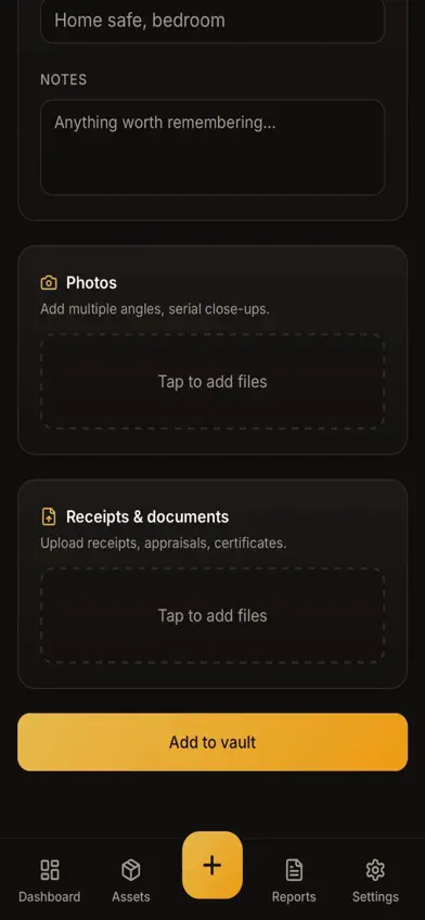 Vault Asset Protection screenshot 3