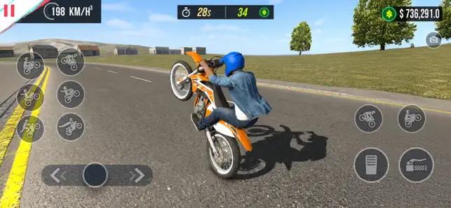 Wheelie Life: Soccer Moto Bike iPhone screenshot 2