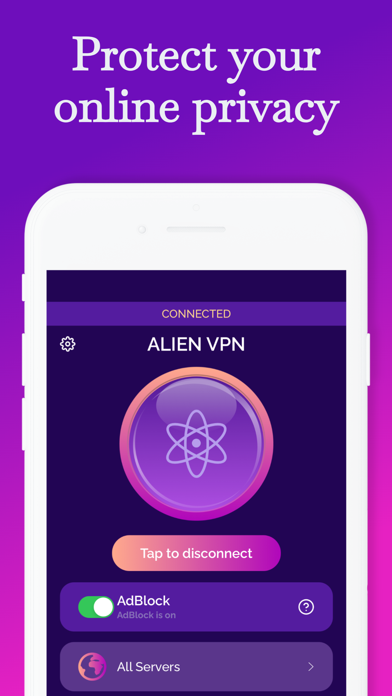 Alien VPN: WiFi Security Screenshot