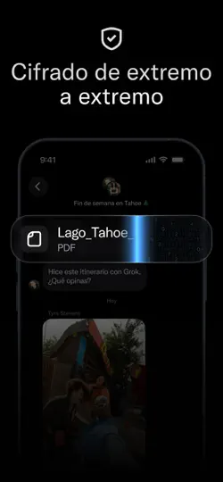 Captura de pantalla de XChat en iPhone 3