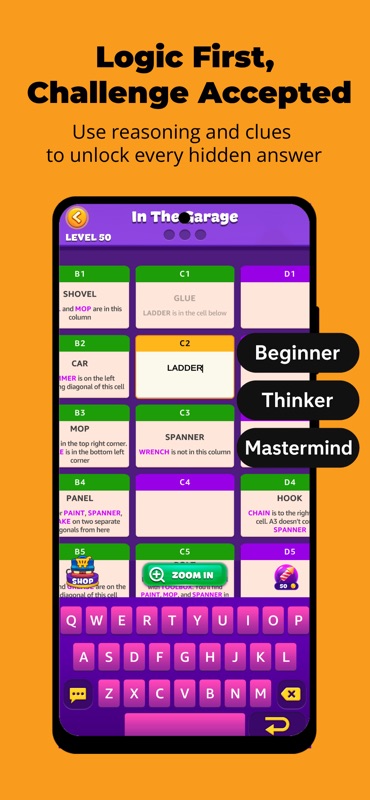 Crossword - Word Hike screenshot 2