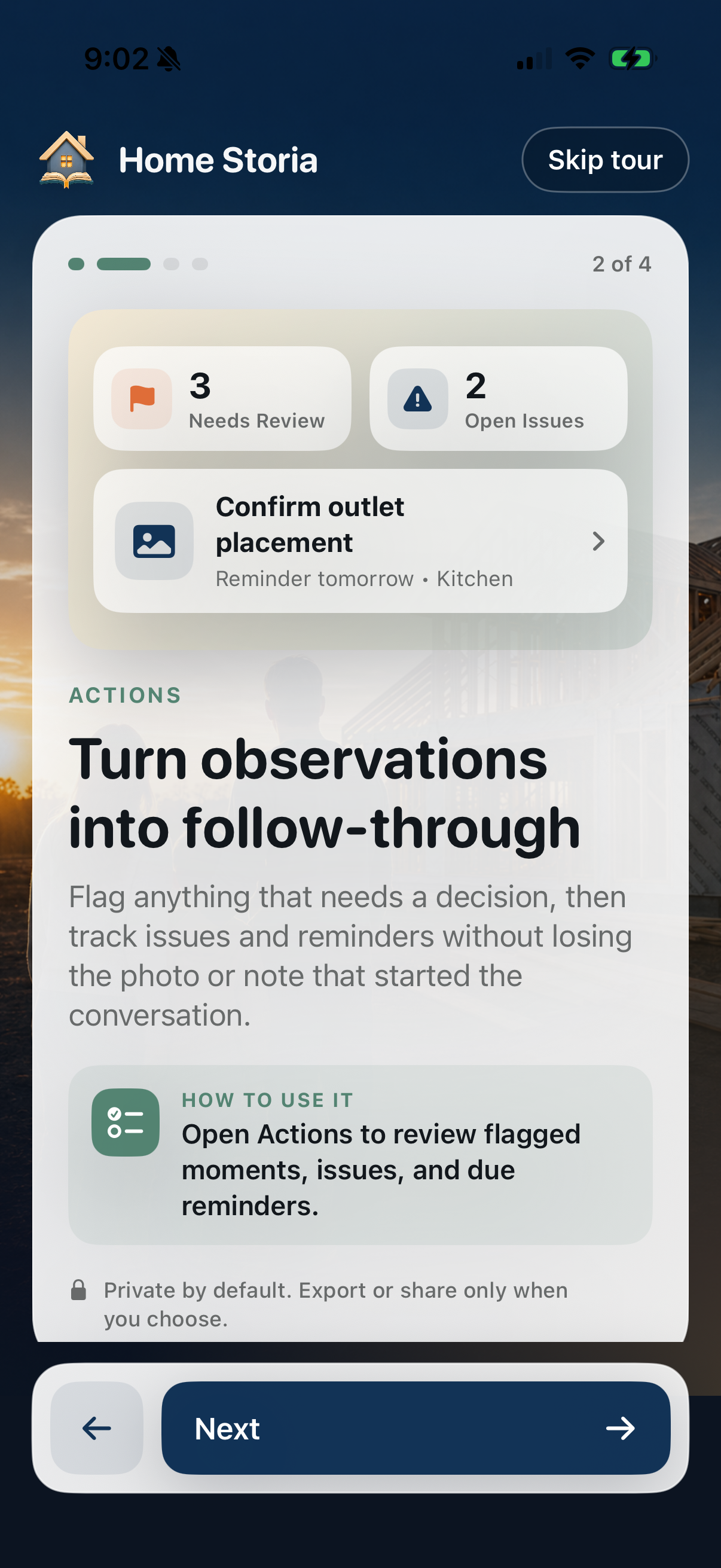 Home Storia: Build Journal screenshot 4