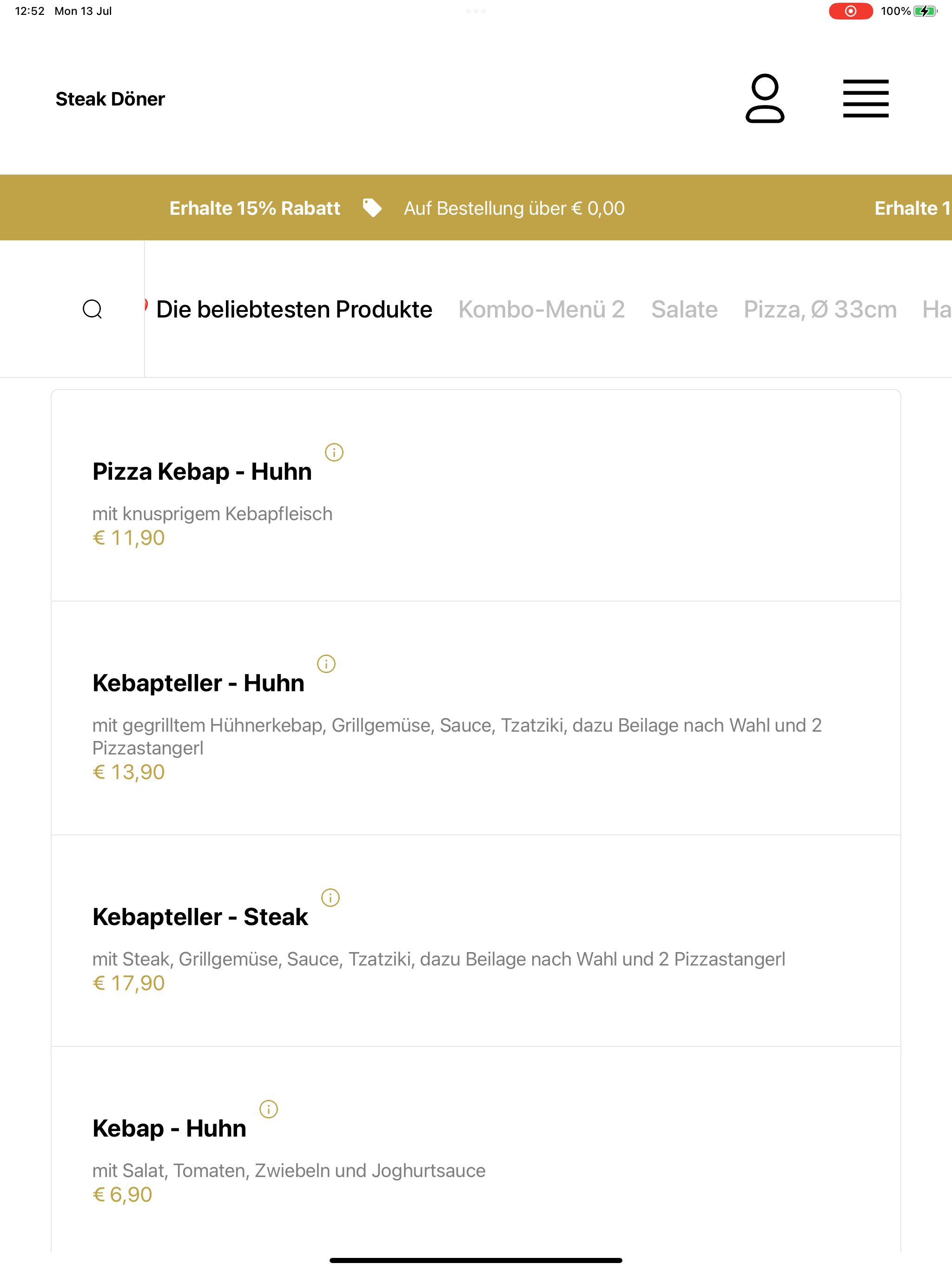 Steak Döner screenshot 13