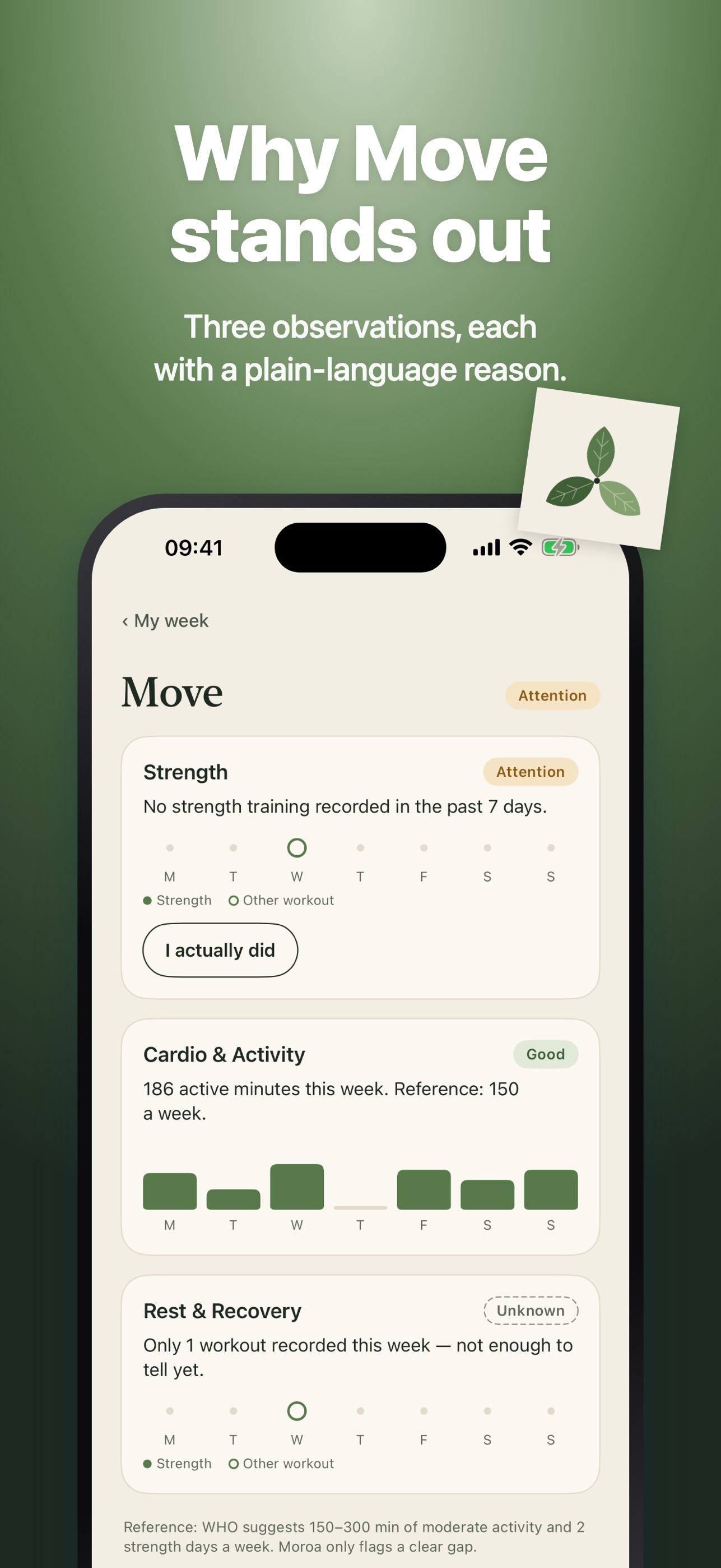 Screenshot 2 of Moroa - Sleep, Move, Eat
