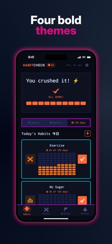 HabitCheck - Habit Tracker screenshot