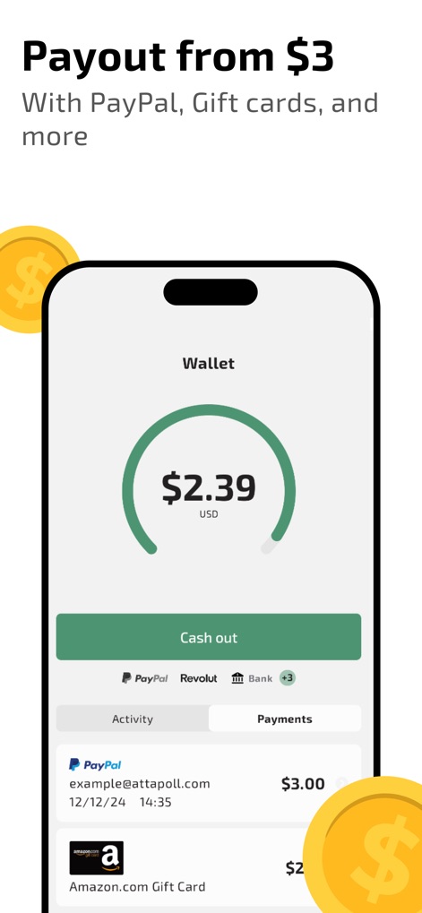 AttaPoll Surveys - Make Money - Flexible Payouts