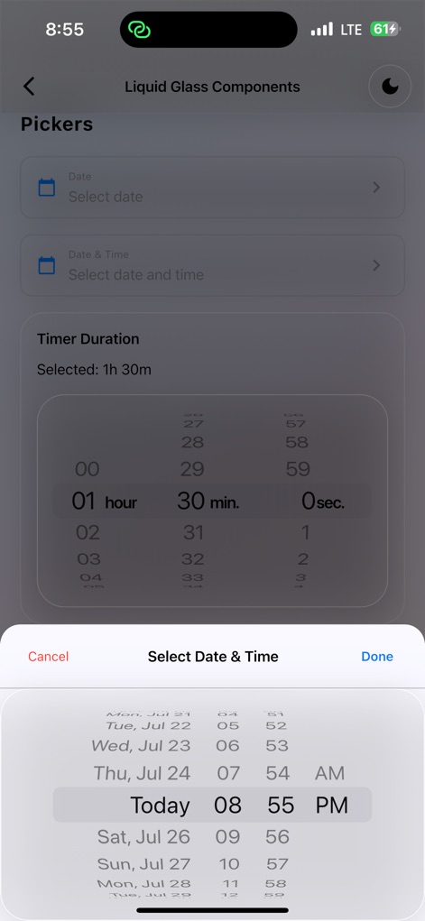 Flutter Liquid Glass Kit - Developer Tools App | MWM
