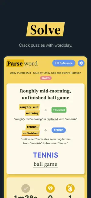 Parseword screenshot 2
