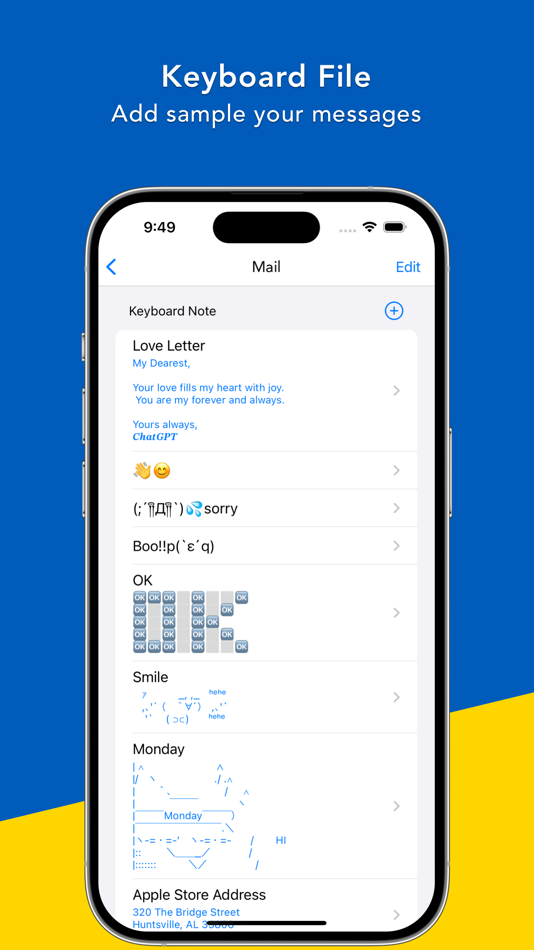 #7. Bear - AI Keyboard (iOS) 由: kimihiro kubota
