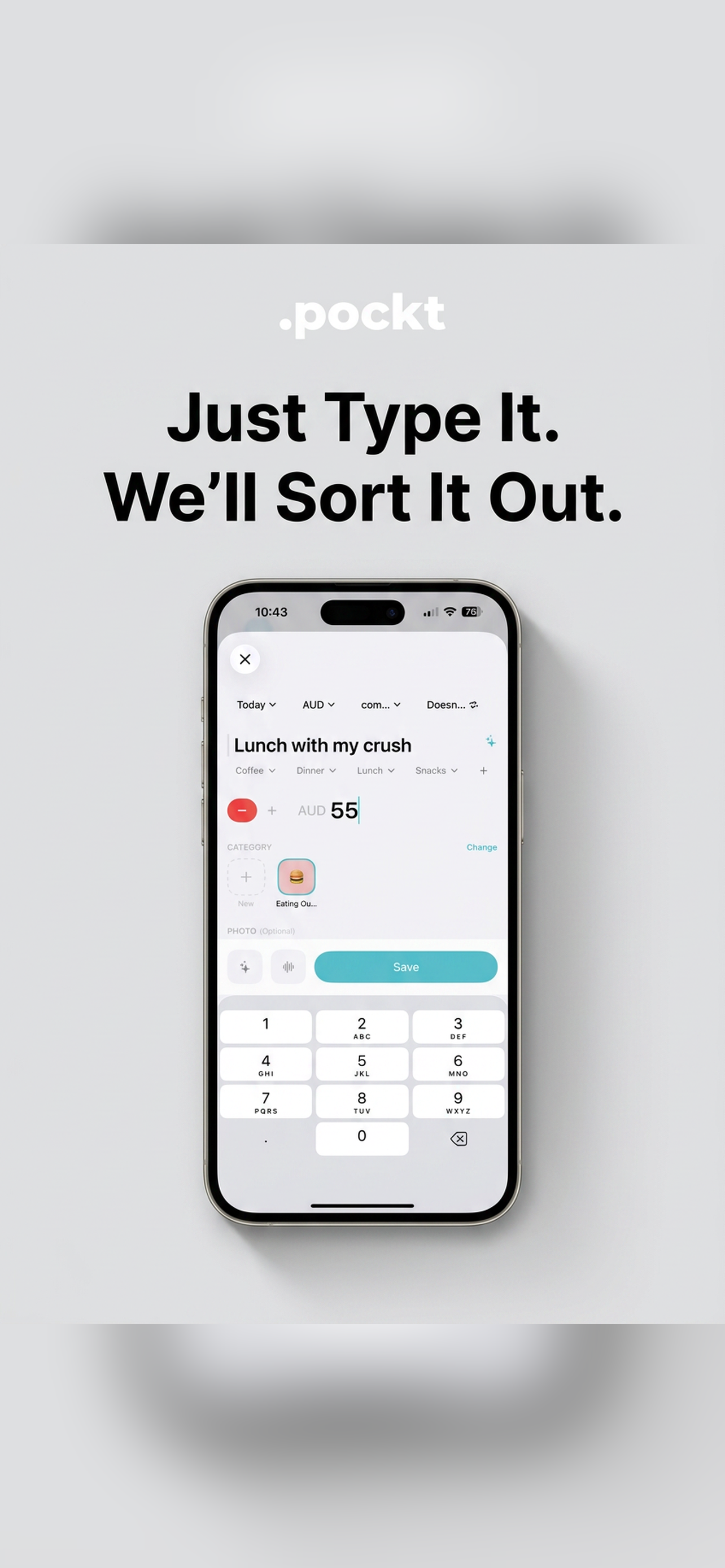 Expense Tracker with AI: Pockt screenshot 4