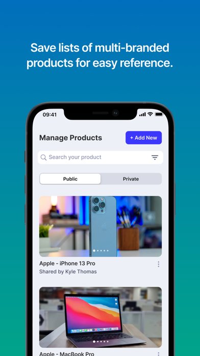 Ezist - Asset Tracking App Screenshot