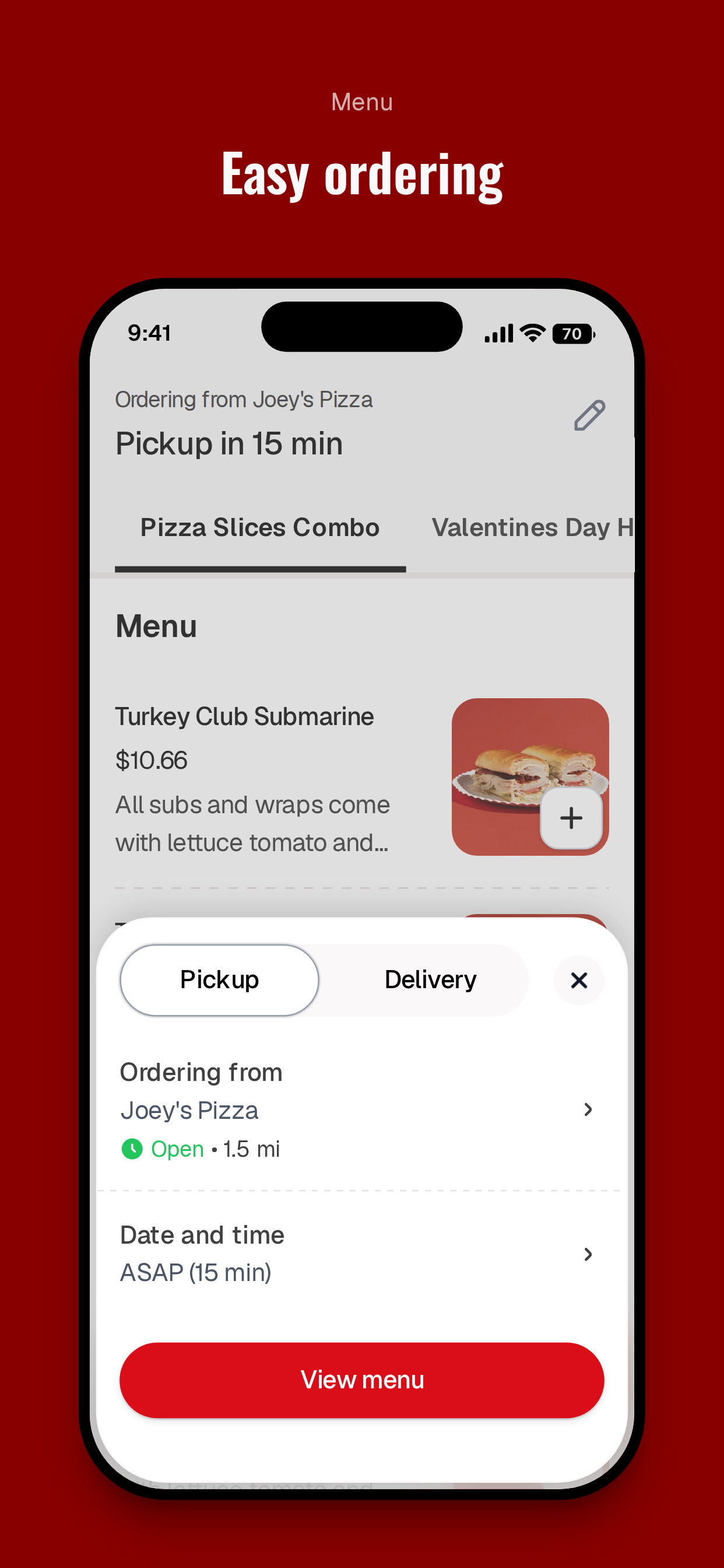Joey's Pizza To Go screenshot 3