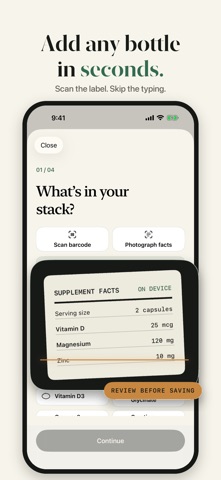 Supplement + Vitamin Tracker Screenshot 4 of 8