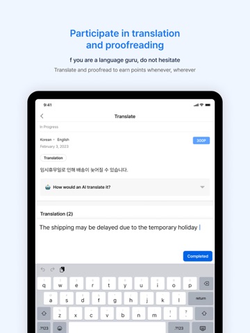 Flitto - Translate & Learn iPad screenshot