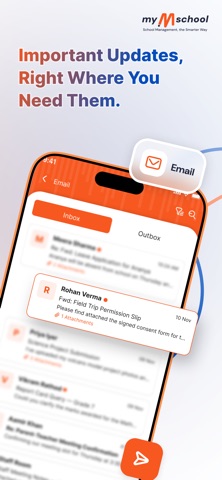 myMschool iPhone screenshot