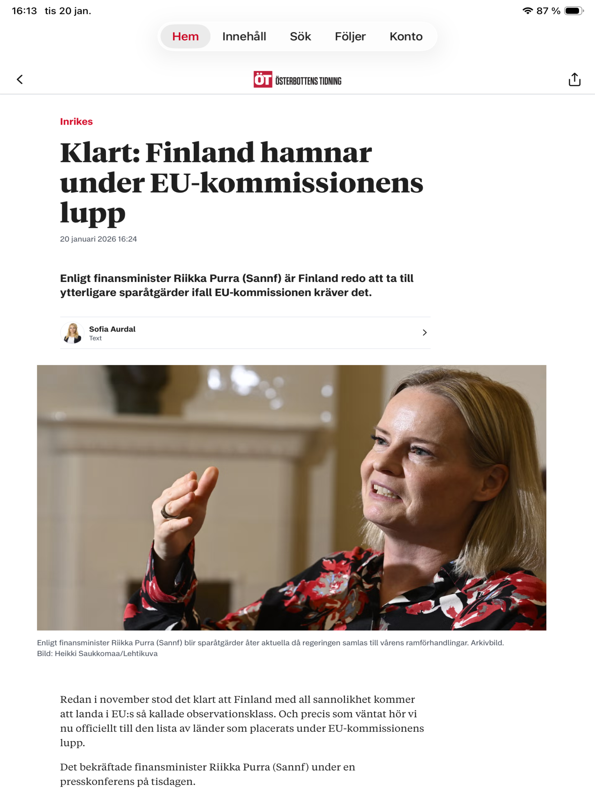 Österbottens Tidning screenshot 4