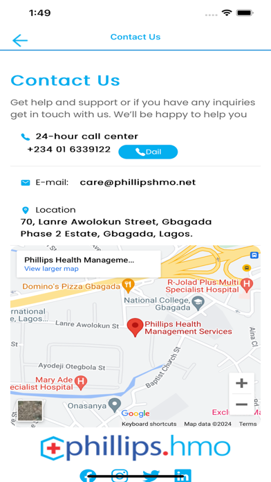 Phillips Mobile Screenshot