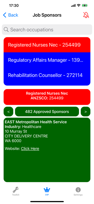 Aussie Visa Mate Screenshot 3 of 7