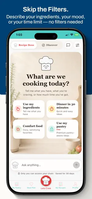 Recipe Boss - Smarter Cooking screenshot 1
