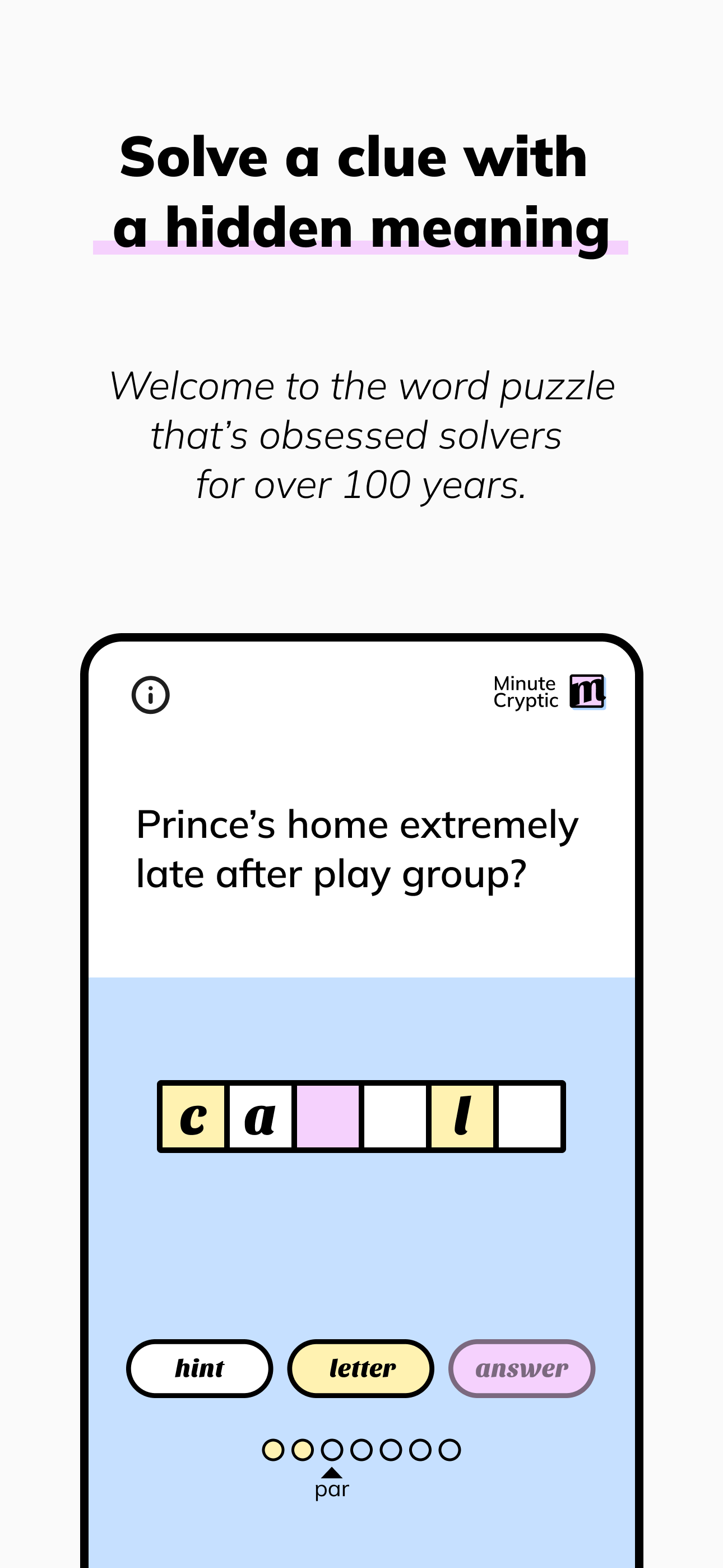 Minute Cryptic
