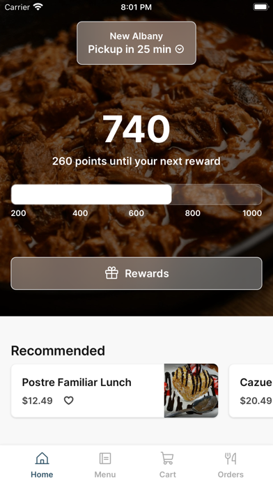 Blue Agave To Go iPhone screenshot 1 - Food & Drink app
