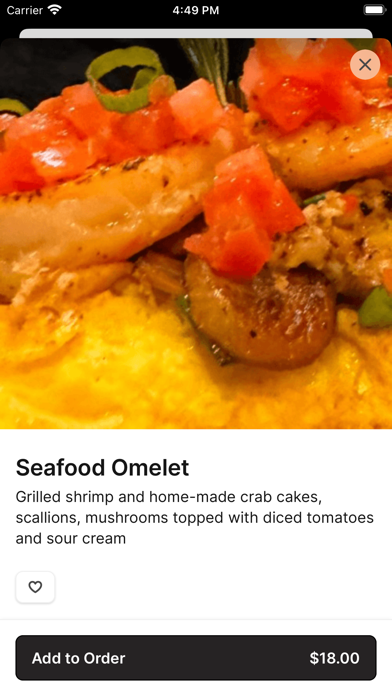 Chops & Eggs iPhone screenshot 4 - Food & Drink app