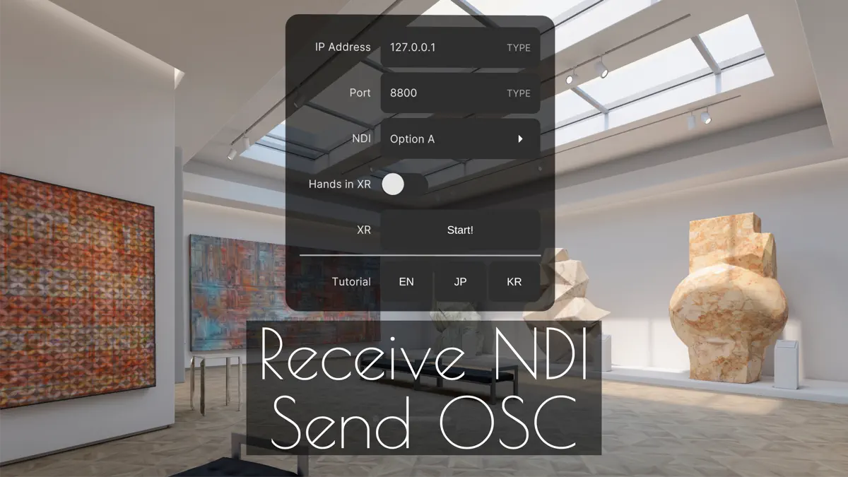 iXR OSC & NDI screenshot 1