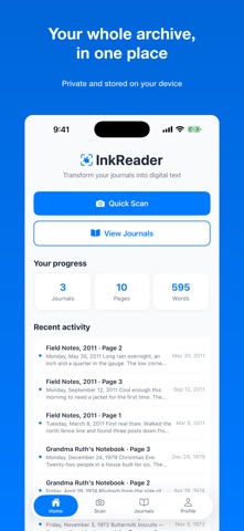 InkReader: Journal to Text Screenshot 4 of 5