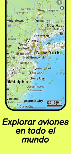 Captura de pantalla de Flight Radar - Fly Aviones 24 en iPhone 6