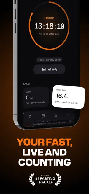 Fasti: Intermittent Fasting screenshot 1