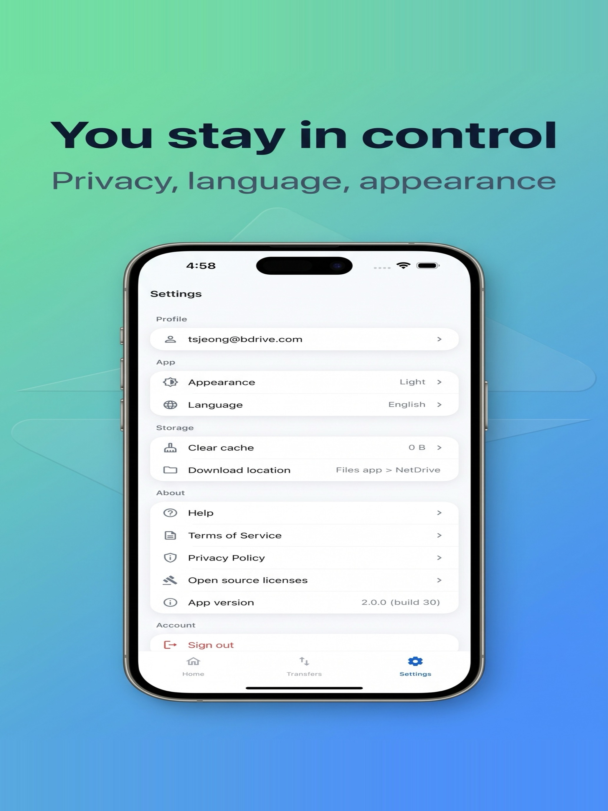 NetDrive Mobile screenshot 15