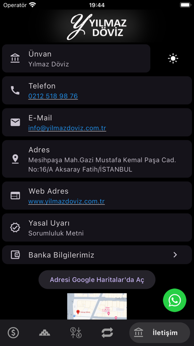 Yılmaz Döviz Screenshot