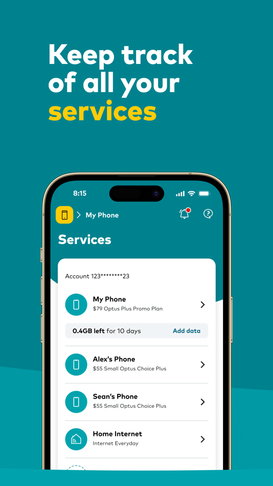 #3. My Optus (iOS) 由: Optus Mobile