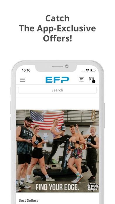 Screenshot #1 pour Edge Fitness Performance App