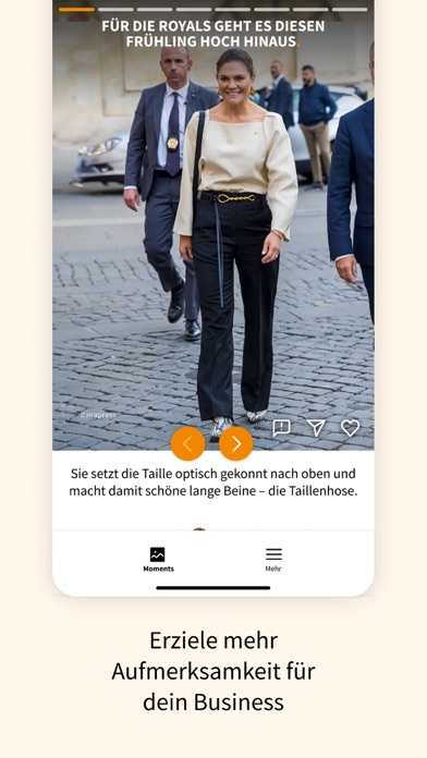 BUNTE.de Moments Creator Screenshot