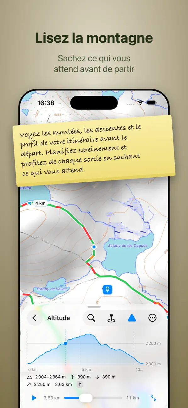 Screenshot #3 pour TrailRunner mini — GPX Editor
