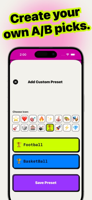 FlipChoice: Random Picker & VS Screenshot 3 of 5