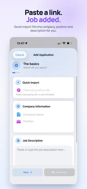 MyJobFlow: Interview Tracker screenshot 1