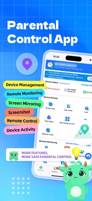 Parental Control App - Device Screenshot 1 of 6