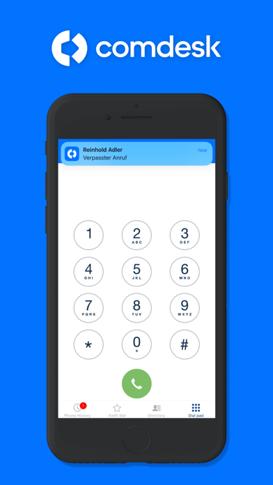 Comdesk Softphone Screenshot