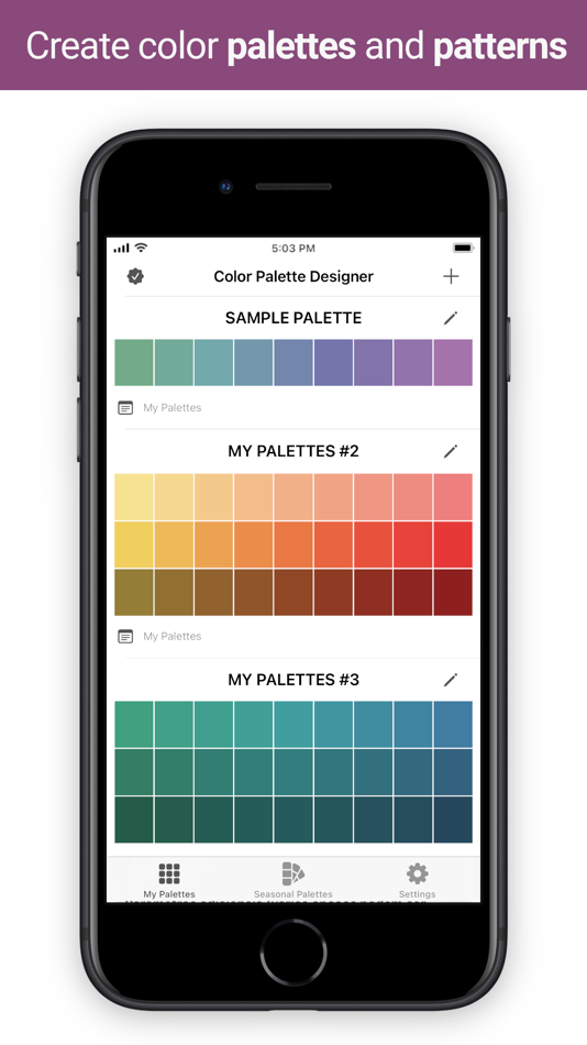 #1. Color Palette Designer (iOS) 由: Peter Kulisek