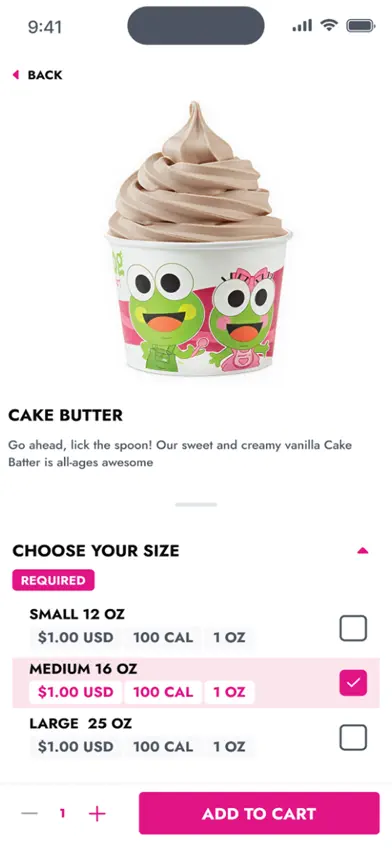 sweetFrog® screenshot 3