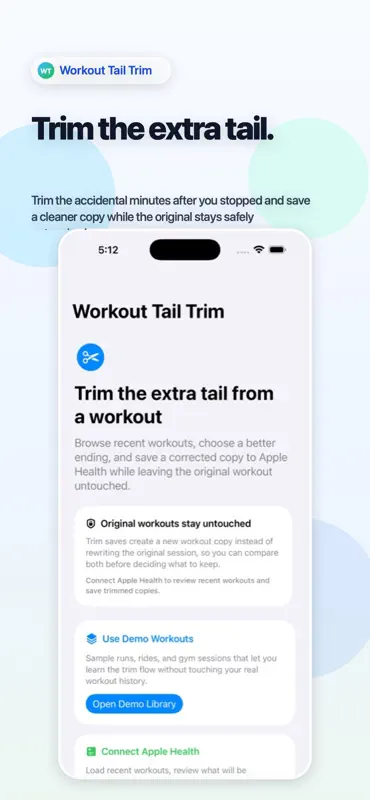Workout Tail Trim screenshot 1 of 3