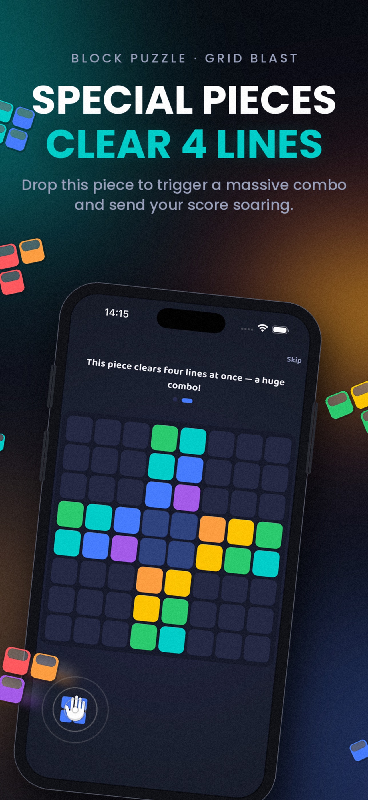 Screenshot 4 of Block Puzzle : Grid Blast