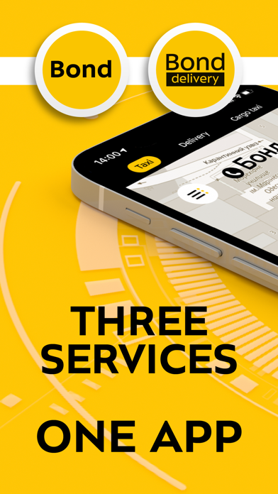 Bond: Taxi and Food Delivery Screenshot