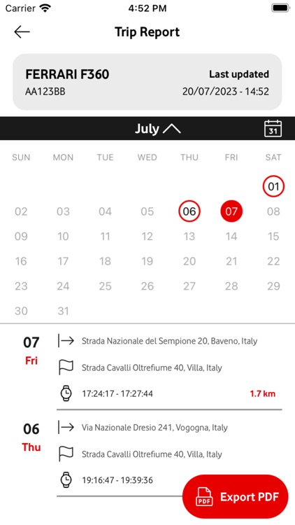 My Connected Vehicle