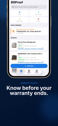BillProof: Warranty Tracker Screenshot 3 of 8