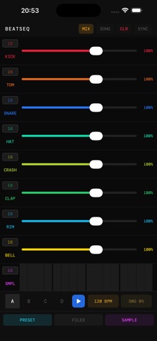BeatSeq: Wearable Drum Machine Screenshot 3 of 7