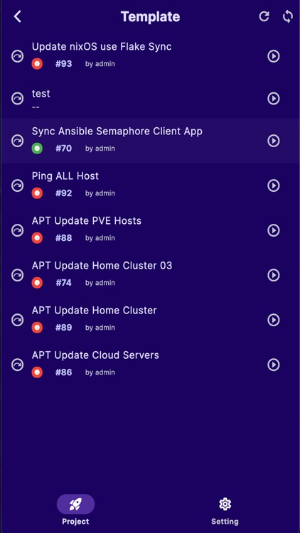 Ansible Semaphore Client